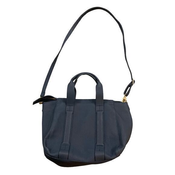 A New Day Women's Blue Satchel Bag with Detachable‎ Crossbody Strap Top Handles - Picture 1 of 8